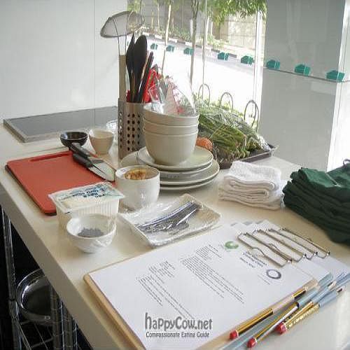 The Station where our Shojin Ryori Cuisine is whipped up ... at Enso Kitchen in Central Singapore