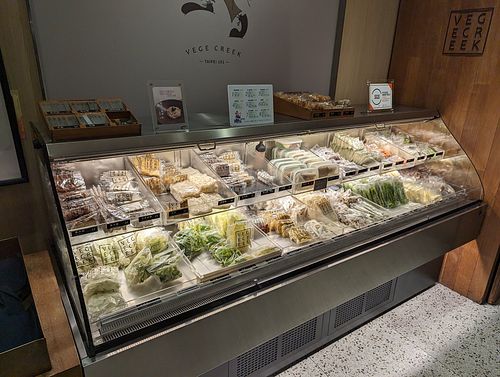 So many options! at Vege Creek 蔬河 - 101 in Taipei