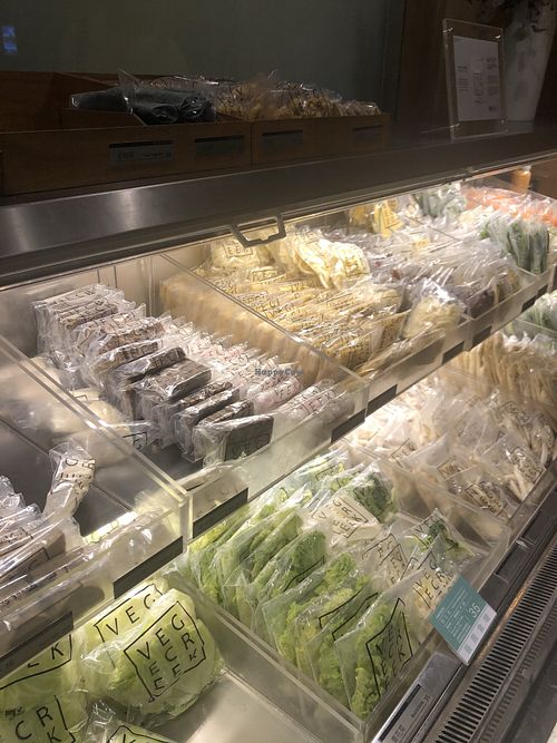 fresh ingredients at Vege Creek 蔬河 - 101 in Taipei