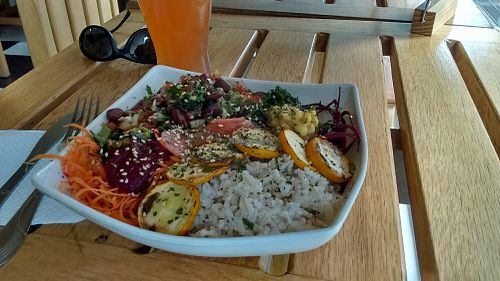 Vegan bowl at Crudo Sabiduria Liquida - Plaza 39 in Bogota