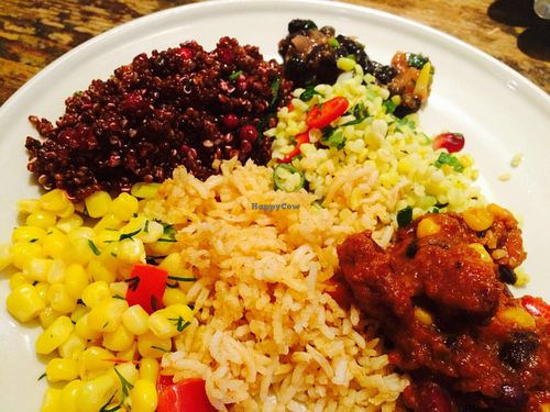 Tex Mex themed buffe  at Hermans in Stockholm