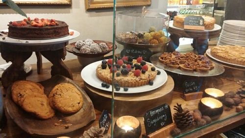 vegan treats at Hermans in Stockholm