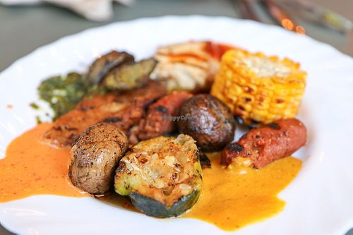 BBQ platter at Hermans in Stockholm