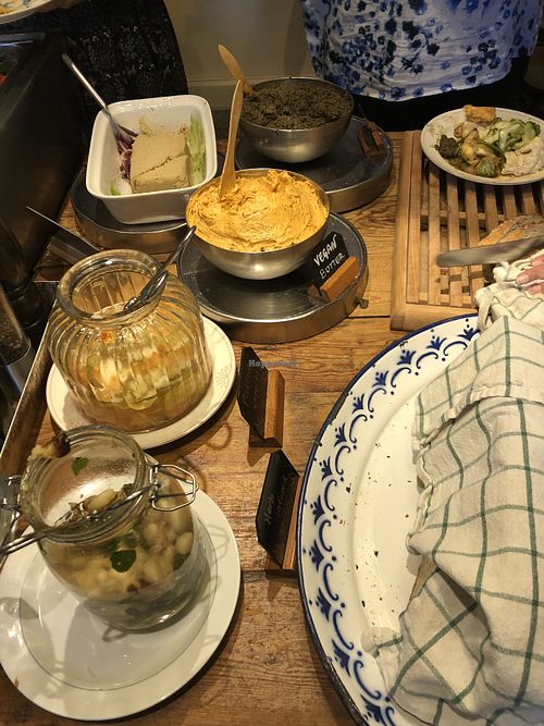 Buffet at Hermans in Stockholm