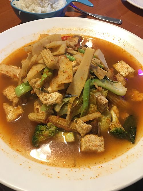 Jungle curry at Thai Love NY in Syracuse