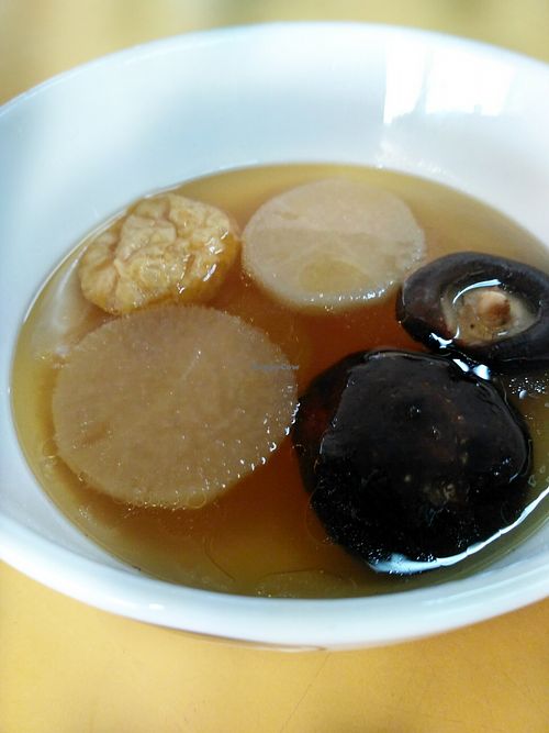 Soup for dry Wanton Mee  at San Ho Gourmet 三和美食 in Central Singapore