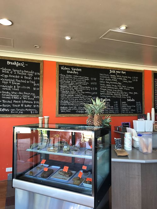 menu at Wisdom Health Lab in Whitsunday