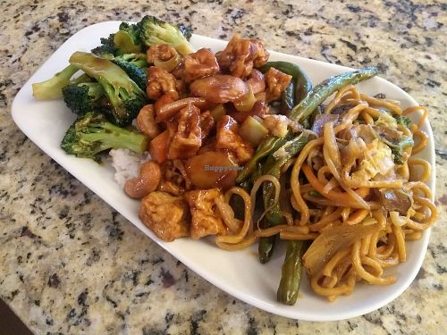 a nice takeout meal at Big Panda in Alexandria