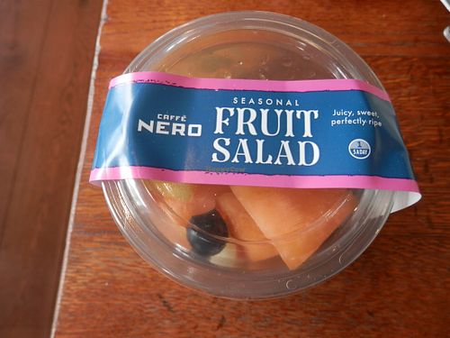 Fruit salad at Caffe Nero in Spalding