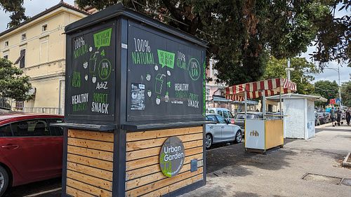 Kiosk on the waterfront at Urban Garden Juice & Smoothie Bar  in Opatija