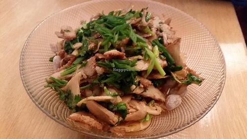 Monkey mushroom dish at Lao Wai in Stockholm