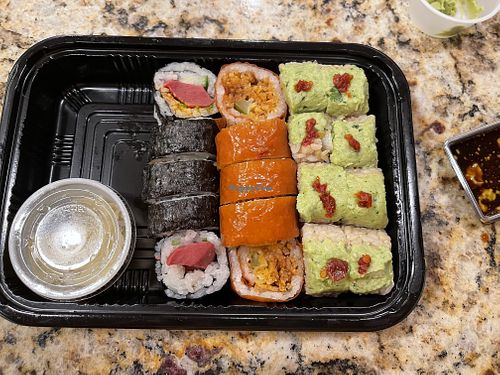 Eden, Cowgirl, Spicy Kaluna at Blue Sushi Sake Grill in Lexington