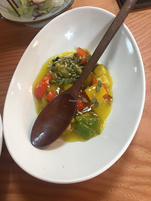 Tofu with sweet and sour sauce at Hyangjeok Won - 향적원 in Gyeongju