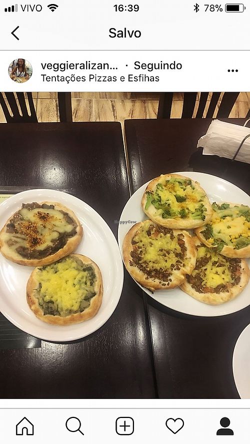 Vegan esfihas at Tentacoes Esfihas & Cia in Santo Andre