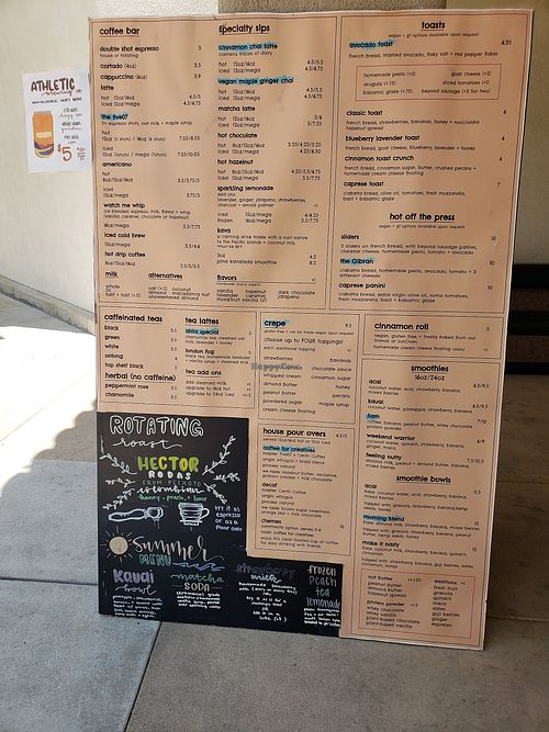 Menu at Five07 in Thousand Oaks