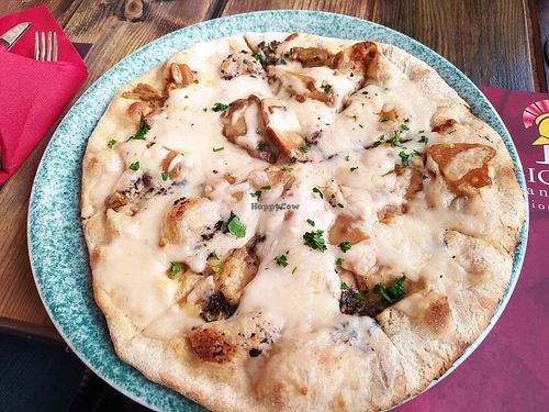 Vegan Pizza at Vegan Food Tours Rome in Rome