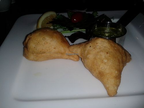 Singara (samosas) at Zeera in South Shields