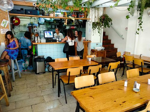 Inside Garger Hazahav at Garger Hazahav in Tel Aviv