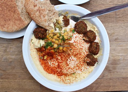 hummus at Hummus Bar in Bratislava