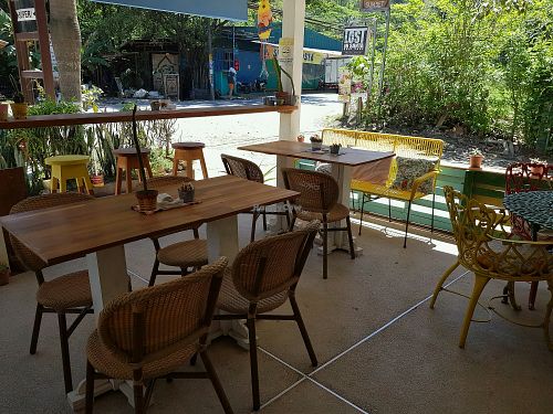 Outdoor Seating  at Bali Beach Deli in Santa Teresa