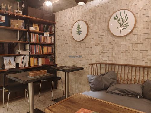 Inside at Sujata Cafe in Kowloon