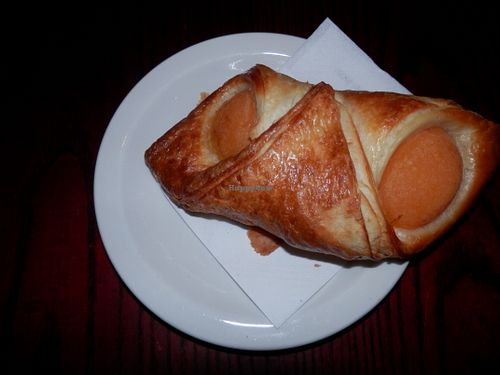 Apricot croissant at Caffe Nero in Peterborough
