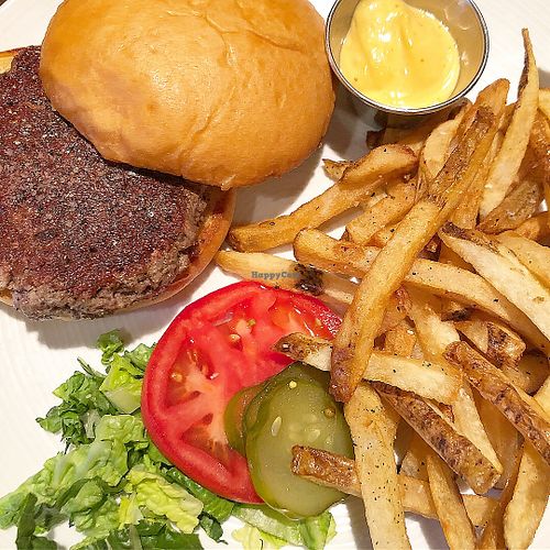 Impossible burger (vegan) at Social Southern Table & Bar in Lafayette