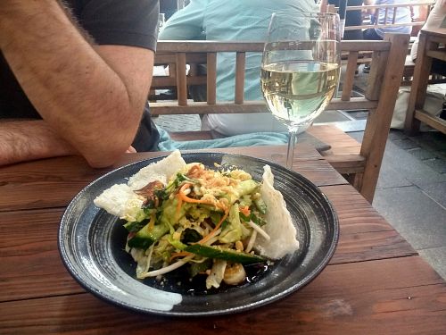 eggplantsalad at Viet Village in Halle