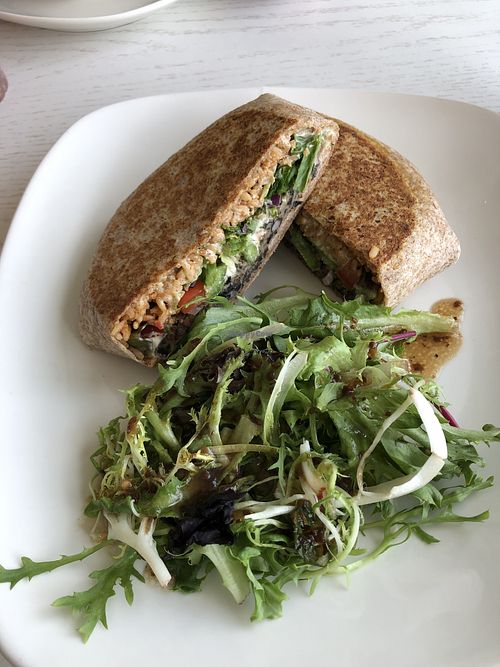 The Eden Crunchwrap! Yummmm.  at Eden Cafe & Bakeshop in Batavia