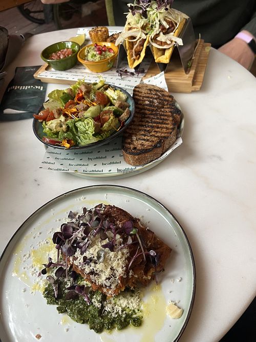 Lasagna and the taco’s  at Healthful in Rotterdam