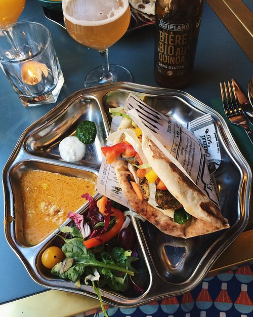 Veggie Kofta - very good! at Shanti Culture Club in Stockholm