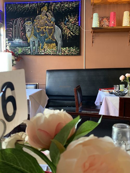 Interior at Kitchen Samrat in Footscray
