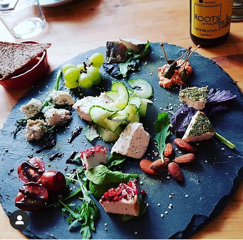 Raw vegan Cheese Plate
 at The Raw Kitchen Malmö in Malmo