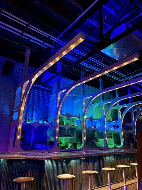 The bar at Bang Up To The Elephant in Denver