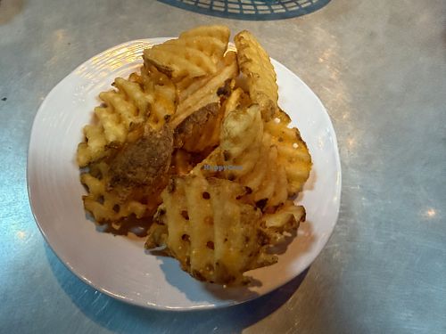 Waffle fries at Bang Up To The Elephant in Denver