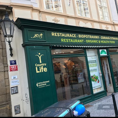 outside at Country Life Store - Melantrichova in Prague