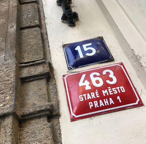 street address at Country Life Store - Melantrichova in Prague