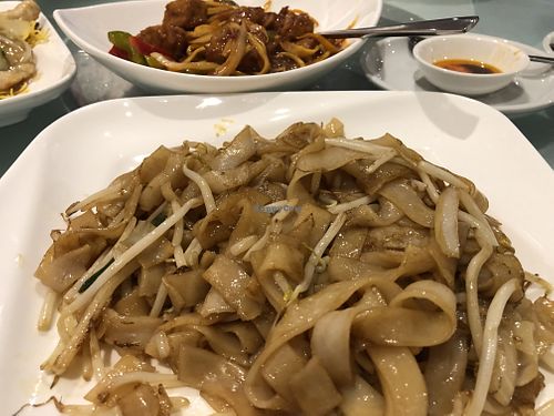 Ho fun noodles with bean sprouts and onions (side) at G-Wu in Leeds