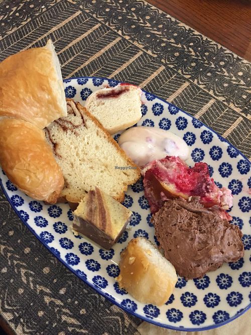 Brunch sweets  at 26 Rose Garden in Zurich