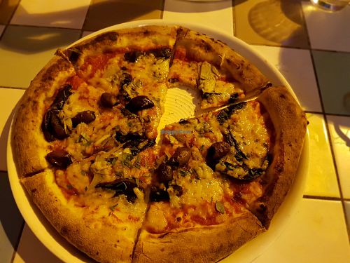 Vegan pizza. at The Island in Surfers Paradise