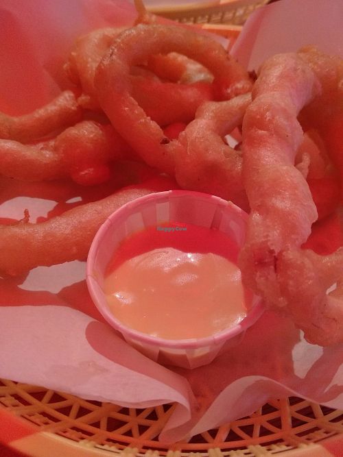 Onion Rings at Beelzeburger in Brighton