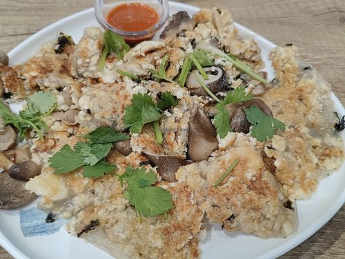 Vegan orh luak. My umpteenth times. Strongly recommended at Saute-san 素特-さん in Central Singapore