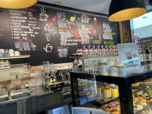 At the restaurant  at Przytulna Cafe in Pila