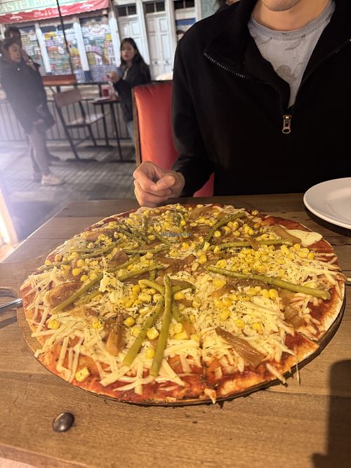   at Pizzeria Ecuador  in Valparaiso