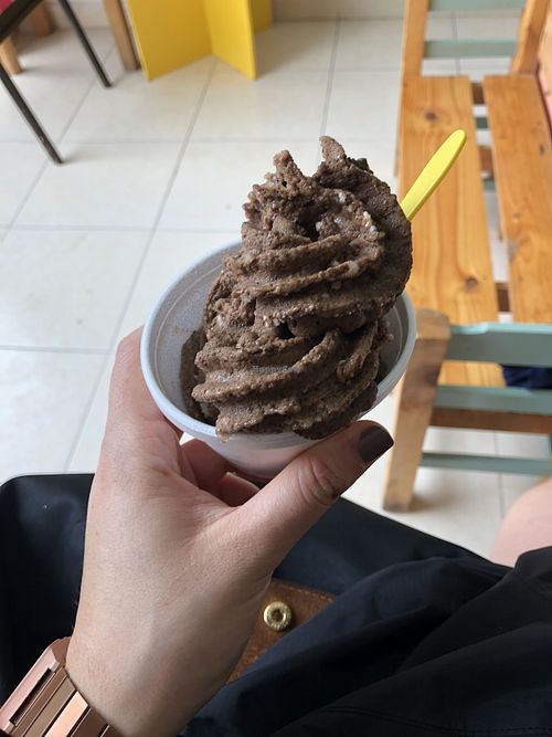  Helado de chocolate y oreo at Meows Cream in Tulum