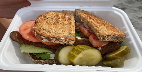 TLT -tempeh lettuce & tomato 😍 at Common Roots Cafe in Rye