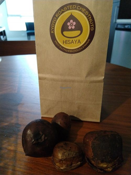 Mix chestnuts at Kyoto Chestnuts Cafe in Los Angeles