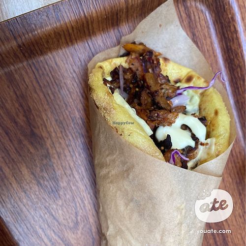 Vegan gyro #Veganuary at Rhino Vegan Beat in Athens