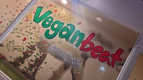 Art at Rhino Vegan Beat in Athens