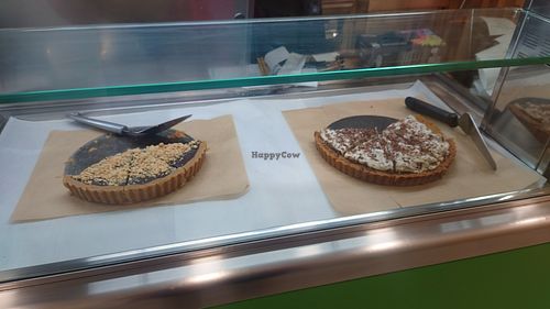 Desserts!!! Both wonderful at Rhino Vegan Beat in Athens